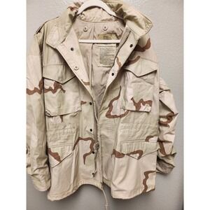 Authentic Military Field Jacket, Desert Camo, SZ M